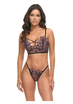 Load image into Gallery viewer, Oh LA LA Cheri Adela Bustier - Black - Large - Set