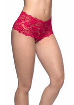 Load image into Gallery viewer, Oh LA LA Cheri Good Night Kiss Panty - Red - Medium/Small
