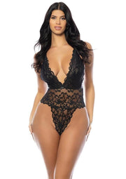 Oh LA LA Cheri Jeana Teddy - Black - Large/XLarge