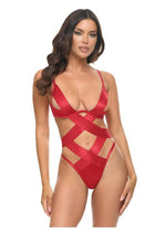 Load image into Gallery viewer, Oh LA LA Cheri Lacie Teddy - Red - Large/XLarge
