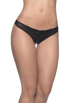 Load image into Gallery viewer, Oh LA LA Cheri Paradise Panty - Black - One Size
