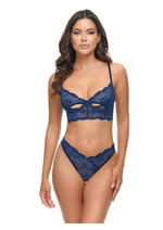 Load image into Gallery viewer, Oh LA LA Cheri Roxie - Blue - Medium/Small - 2 Piece/Set