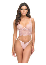 Load image into Gallery viewer, Oh LA LA Clarissa Bustier - Pink - Medium - Set