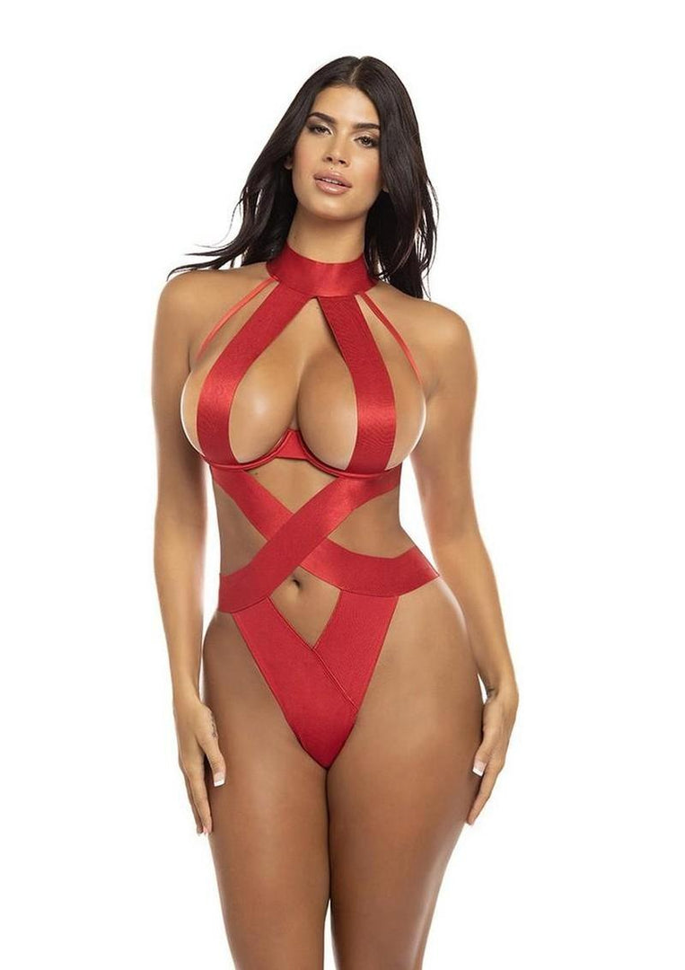 Oh LA LA Lydie Teddy - Red - Large/XLarge