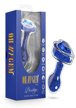 Load image into Gallery viewer, Oh My Gem Prestige Glass Anal Plug - Blue