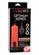 Load image into Gallery viewer, Optimum Series Masturstroke Pump and Masturbation Kit - Red
