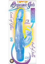 Load image into Gallery viewer, Orgasmic Gels Light Up Sensuous Butterfly Vibrator - Blue
