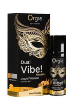 Load image into Gallery viewer, Orgie Dual Vibe Kissable Liquid Vibrator Gel - Pina Colada

