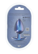 Load image into Gallery viewer, Ouch! Anal Plug Silicone - Large - Metallic