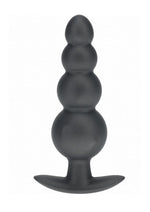 Load image into Gallery viewer, Ouch! Beaded Anal Plug Silicone - Grey/Gun Metal
