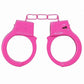 Ouch! Beginners Handcuffs - Metal/Pink