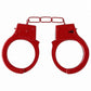 Ouch! Beginners Handcuffs - Metal/Red