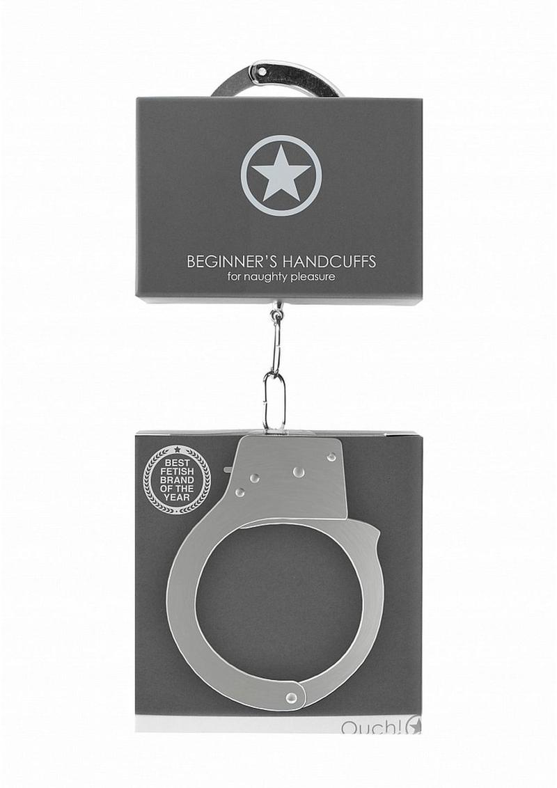 Ouch! Beginners Handcuffs - Metal/Silver