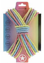 Load image into Gallery viewer, Ouch Bondage Rope 10 Meter Nylon - Multicolor/Pastel