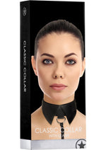 Load image into Gallery viewer, Ouch! Classic Collar with Leash - Black
