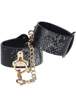 Load image into Gallery viewer, Ouch! Florence Collection Leg Cuffs - Black