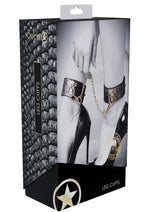 Load image into Gallery viewer, Ouch! Florence Collection Leg Cuffs - Black