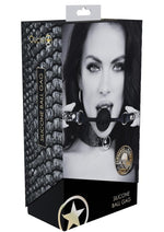 Load image into Gallery viewer, Ouch! Florence Collection Silicone Ball Gag - Black