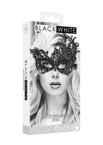 Load image into Gallery viewer, Ouch! Lace Eye-Mask Royal - Black
