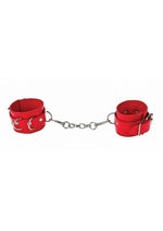Load image into Gallery viewer, Ouch! Leather Cuffs - Red