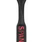 Ouch! Leather Paddle Spank - Black