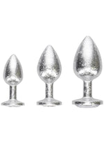 Load image into Gallery viewer, Ouch New York Coll Plug - Silver - Set