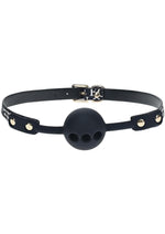 Load image into Gallery viewer, Ouch! Ny Collection Silicone Ball Gag - Black