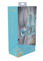 Load image into Gallery viewer, Ouch! Paris Collection Metal Anal Plug - Blue/Metal - 3 Piece/Set