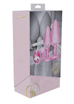 Load image into Gallery viewer, Ouch! Paris Collection Metal Anal Plug - Metal/Pink - 3 Piece/Set
