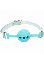 Load image into Gallery viewer, Ouch! Paris Collection Silicone Ball Gag - Blue
