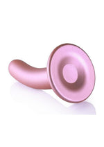 Load image into Gallery viewer, Ouch! Smooth G-Spot Silicone Dildo 5in - Metallic