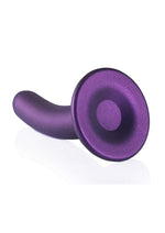 Load image into Gallery viewer, Ouch! Smooth G-Spot Silicone Dildo 6in - Metallic