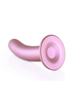Load image into Gallery viewer, Ouch! Smooth G-Spot Silicone Dildo 6in - Metallic