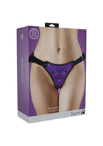 Load image into Gallery viewer, Ouch! Strap-On Harness - Metallic - Purple