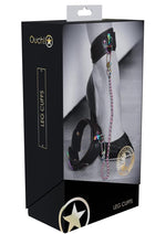 Load image into Gallery viewer, Ouch! Venice Collection Leg Cuffs - Black