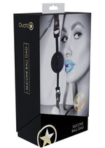 Load image into Gallery viewer, Ouch! Venice Collection Silicone Ball Gag - Black