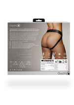 Load image into Gallery viewer, Ouch! Vibrating Strap-On Panty Harness with Open Back Rechargeable