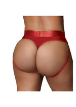 Load image into Gallery viewer, Ouch! Vibrating Strap-On Thong Rechargeable