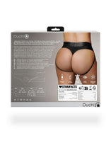 Load image into Gallery viewer, Ouch! Vibrating Strap-On Thong with Removable Butt Straps Rechargeable