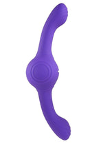 Load image into Gallery viewer, Our Gyro Vibe Rechargeable Silicone Dual End Vibrator - Purple
