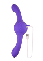 Load image into Gallery viewer, Our Gyro Vibe Rechargeable Silicone Dual End Vibrator
