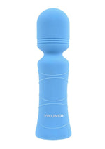Load image into Gallery viewer, Out Of The Blue Rechargeable Silicone Wand Vibrator - Blue
