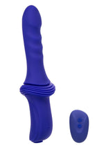 Load image into Gallery viewer, Overdrive Remote Control Rechargeable Silicone Sex Machine Ridge Thruster - Purple