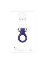Load image into Gallery viewer, OVO B1 Vibrating Ring - Lilac Chrome/Purple/Silver
