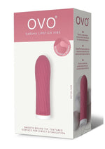Load image into Gallery viewer, OVO Earth Sahara Rechargeable Silicone Lipstick Vibrator - Red
