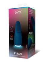 Load image into Gallery viewer, OVO Kiran Layon Rechargeable Silicone Vibrator - Blue
