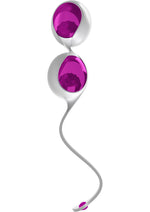 Load image into Gallery viewer, OVO L1 Silicone Love Balls Waterproof - Light Violet/Pink/White