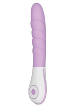 Load image into Gallery viewer, OVO Silkskyn Rechargeable Silicone Ribbed Vibrator - Pink/White

