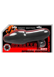 Oxball Knotter Smooth and Swole Nub Based Cocksheath Night Edition - Black