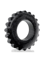 Load image into Gallery viewer, Oxball Plushy Single Cock Ring - Black Mica